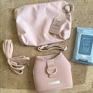 Pink Cat Harness and Leash Set